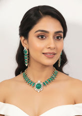 Forest Noir Premium Green Doublet - Marjani by Mona