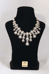 Golden Aura Kundan Necklace by Marjani