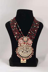 Royal Bloom Kundan Necklace Set - Marjani by Mona