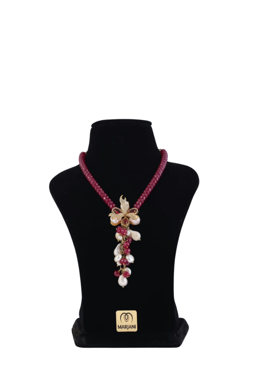 The Scarlet Bloom Necklace
