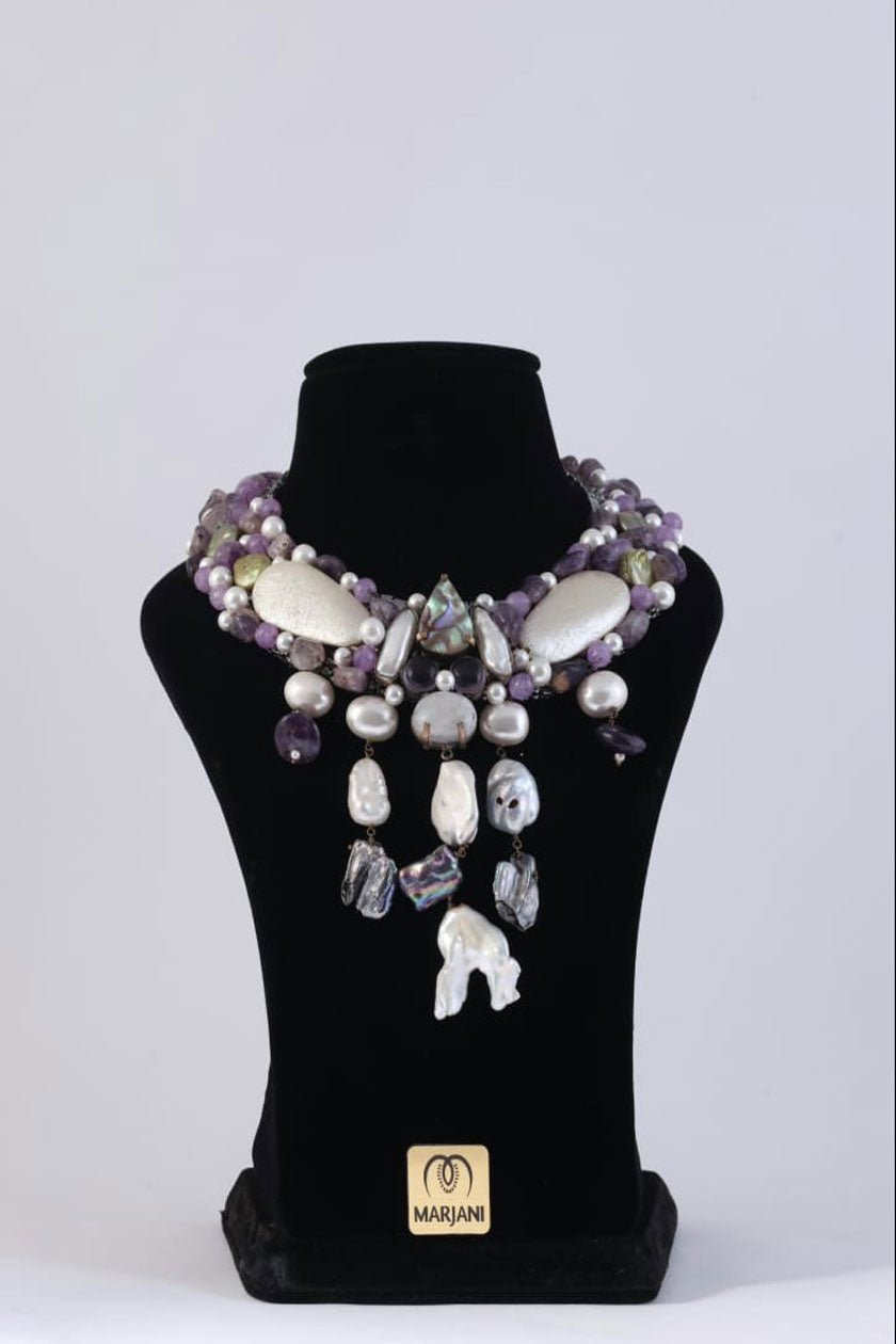 Moonlit Amethyst Cascade - Marjani by Mona